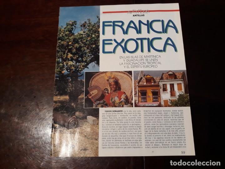 Autos und Motorr&auml;der: RUTA EN MOTO POR LAS EXOTICAS ANTILLAS FRANCESAS  -5 PAGINAS -  A&Ntilde;O 1990