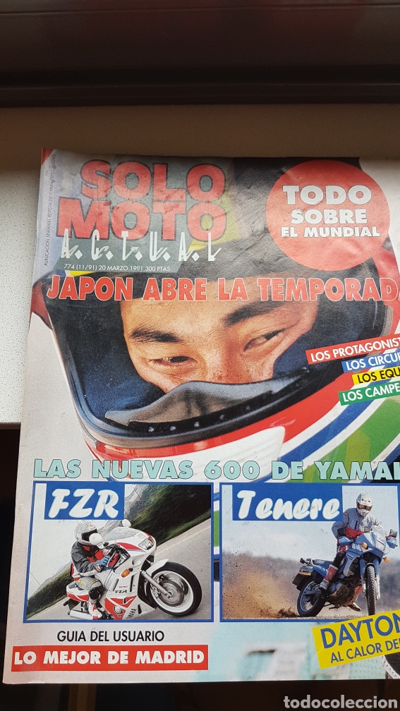 SOLO MOTO 20 MARZO 1991 (Coches y Motocicletas - Revistas de Motos y Motocicletas)