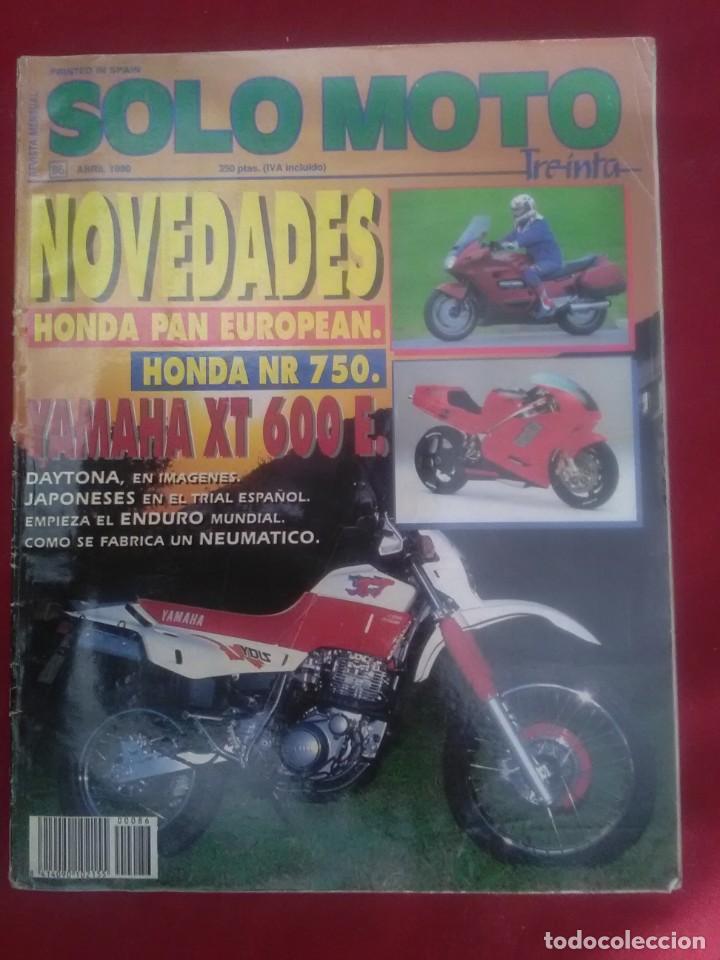 Cars and Motorcycles: Solo moto N 86 Honda pan European . Yamaha XT 600 como se fabrican los neum&aacute;ticos.
