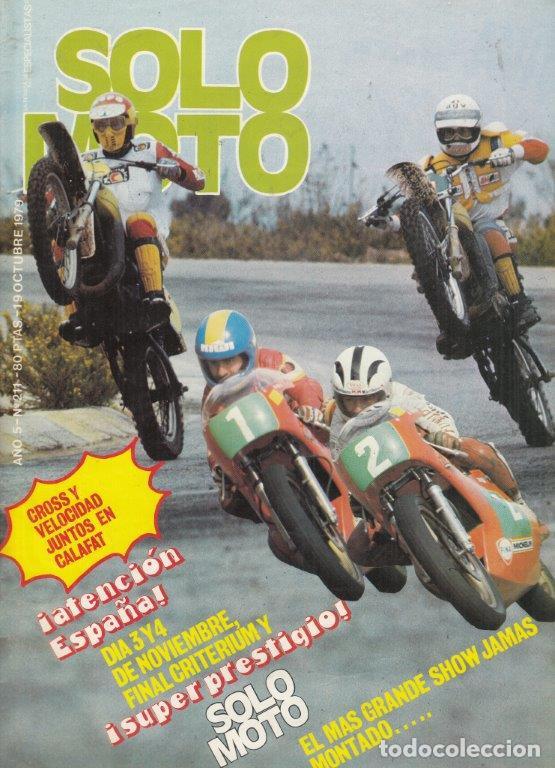 Cars and Motorcycles: REVISTA SOLO MOTO ACTUAL N&ordm; 211 A&Ntilde;O 1979.