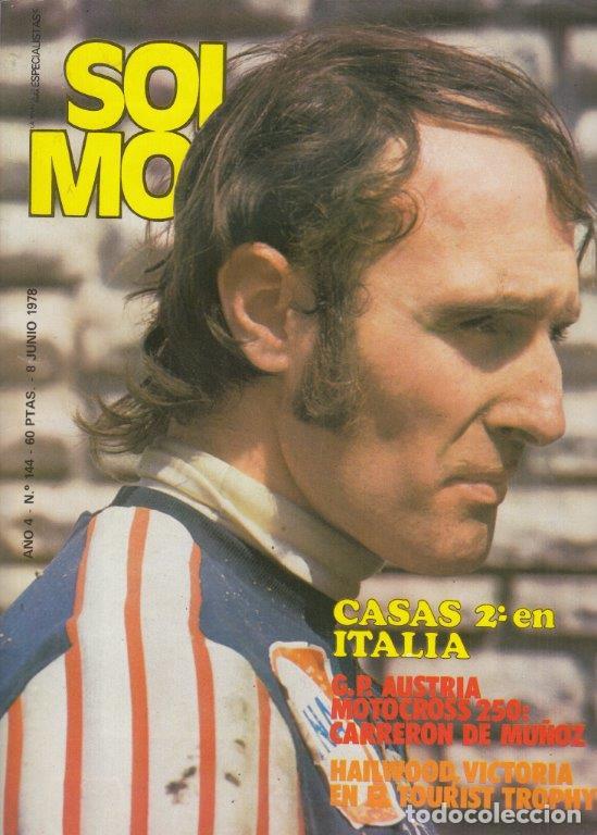 Coches y Motocicletas: REVISTA SOLO MOTO ACTUAL N&ordm; 144 A&Ntilde;O 1978. ENSAYO: VESPA 125 PRIMAVERA. YAMAHA 1100 XS.
