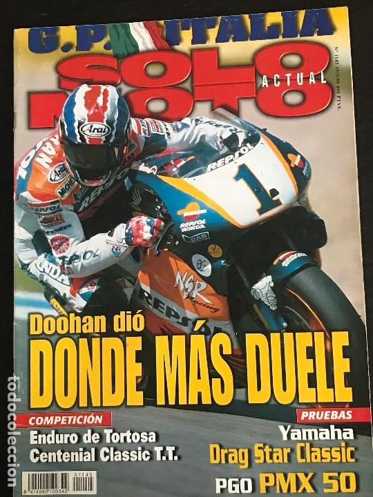 Autos und Motorr&auml;der: SOLO MOTO ACTUAL - N&ordm; 1145 - MAYO 1998 - YAMAHA DRAG STAR CLASSIC PGO PMX 50 XAVIER PONS