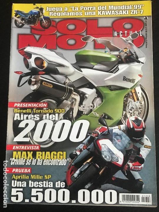 Autos und Motorr&auml;der: SOLO MOTO ACTUAL - N&ordm; 1208 - AGOSTO 1999 - BENELLI TORNADO 900 APRILIA MILLE SP YAMAHA XV 1600 WILD