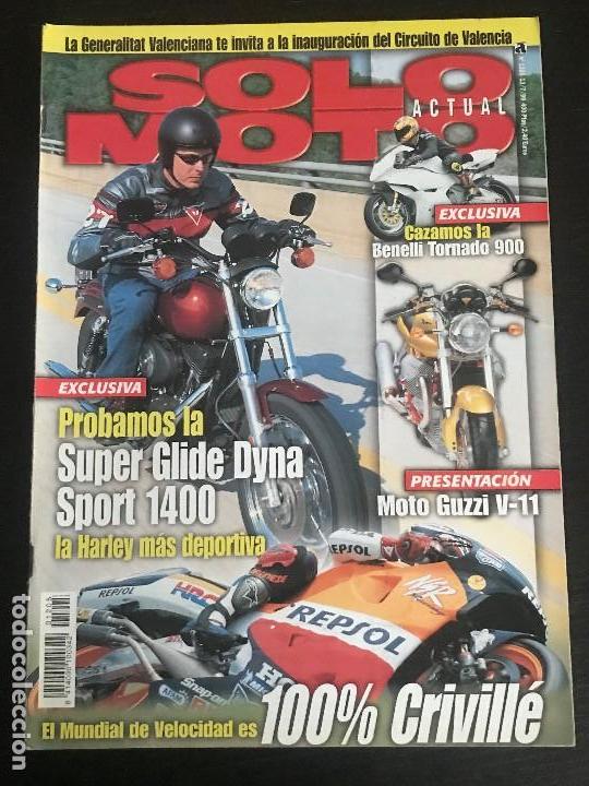 Coches y Motocicletas: SOLO MOTO ACTUAL - N&ordm; 1205 - JULIO 1999 - HARLEY FXDX DYBA SPORT 2000 MOTO GUZZI V11 YAMAHA BW'S 100