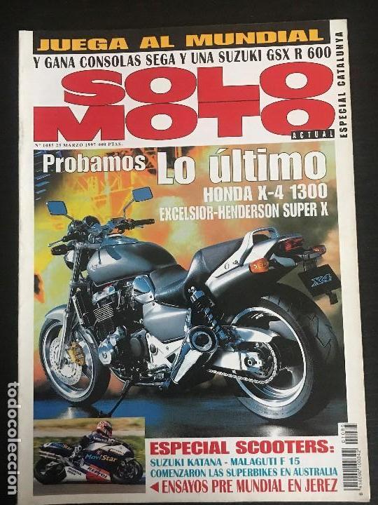 Coches y motocicletas: SOLO MOTO ACTUAL - N&ordm; 1085 - MARZO 1997 - HONDA X4 1300 EXCELSIOR HENDERSON SUPER X SUZUKI KATANA 50