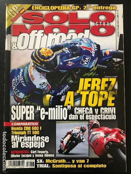 Coches y Motocicletas: SOLO MOTO ACTUAL - N&ordm; 1247 - MAYO 2000 - HONDA CBR 600 F TRIUMPH TT 600 SYM SHARK 125 SUZUKI HOKUTO