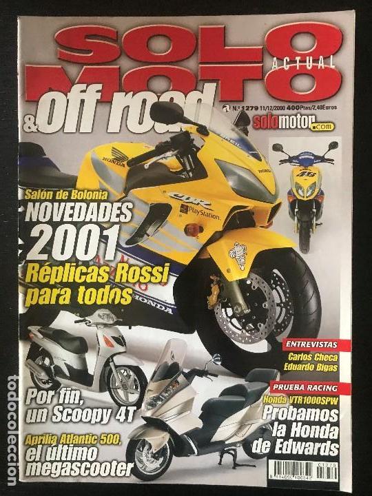 Coches y Motocicletas: SOLO MOTO ACTUAL - N&ordm; 1279 - DIC 2000 - HONDA VTR 1000 SPW HONDA NT 650 V SUZUKI GSF 600 SPORT CHECA
