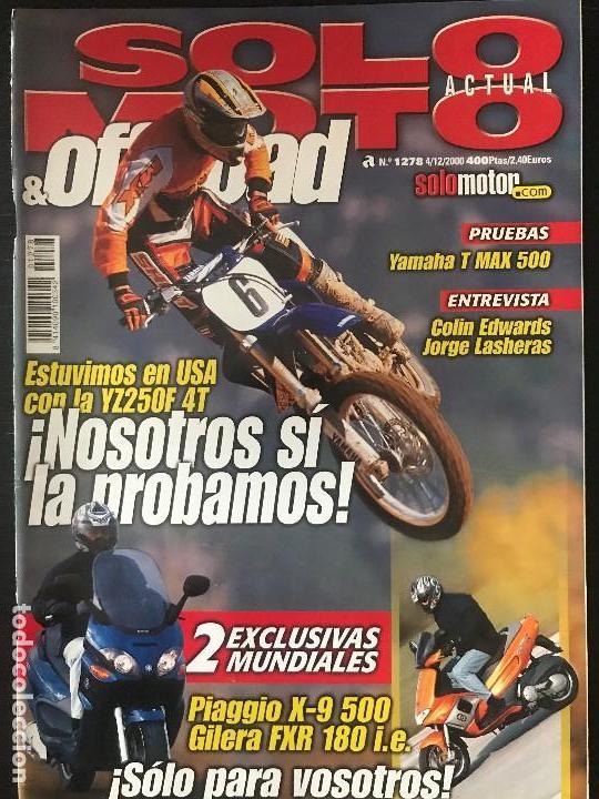 Coches y Motocicletas: SOLO MOTO ACTUAL - N&ordm; 1278 - DIC 2000 - PIAGGIO X9 500 GILERA RUNNER 180 CAGIVA RAPTOR 650 SUZUKI SV