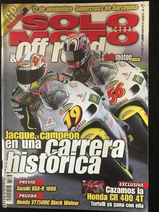 Coches y Motocicletas: SOLO MOTO ACTUAL - N&ordm; 1273 - OCT 2000 - HONDA VT 750 DC BLACK WIDOW SUZUKI GSX R 1000 GP AUSTRALIA