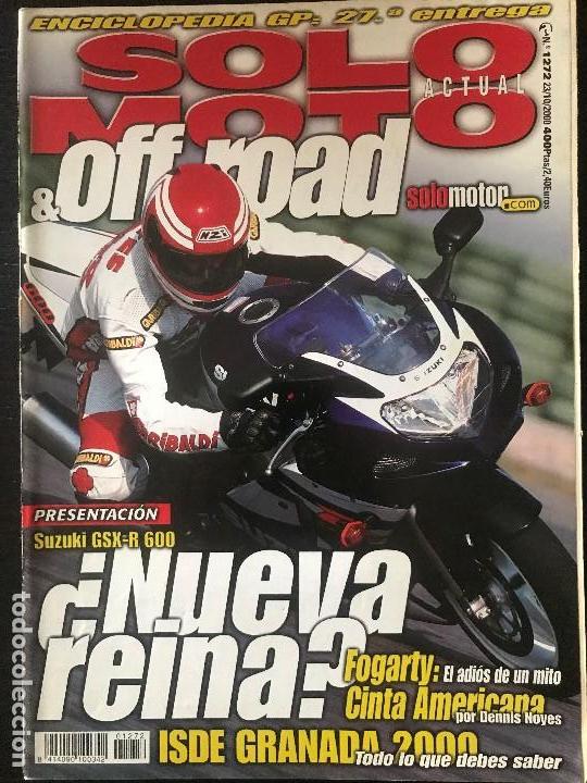 Coches y Motocicletas: SOLO MOTO ACTUAL - N&ordm; 1272 - OCT 2000 - SUZUKI GSXR 600 YAMAHA FZS 1000FAZER GAS GAS 249 TXT