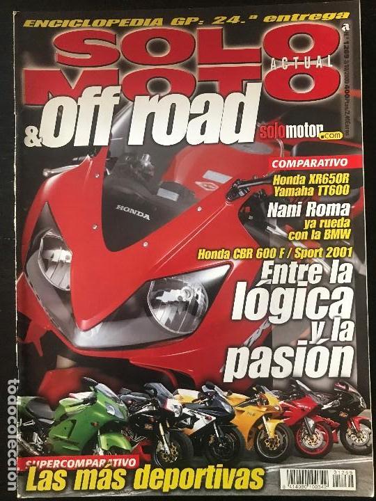 Automobili e Motociclette: SOLO MOTO ACTUAL - N&ordm; 1269 - OCT 2000 - HONDA XR650R YAMAHA TT600 NANI ROMA HONDA CBR 600F SPORT