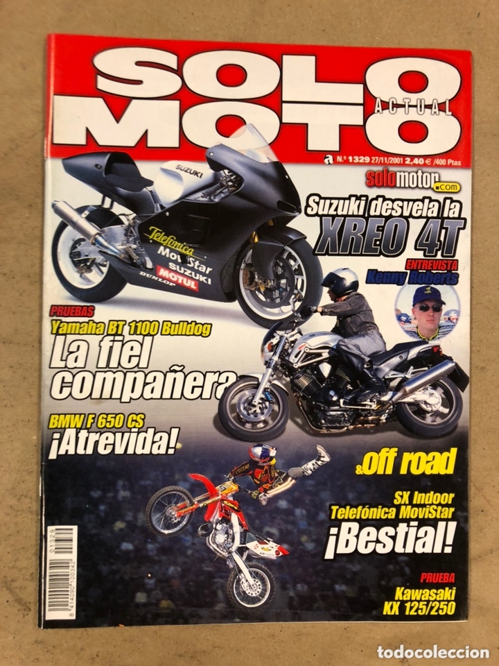 Carros e motociclos: SOLO MOTO ACTUAL N&deg; 1329 (27/11/2001). VER SUMARIO EN FOTOGRAF&Iacute;AS. MUY BUEN ESTADO.