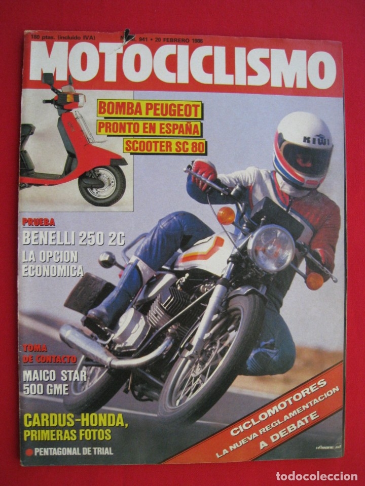 Automobili e Motociclette: REVISTA MOTOCICLISMO - N&ordm; 941 - 20 FEBRERO 1986.