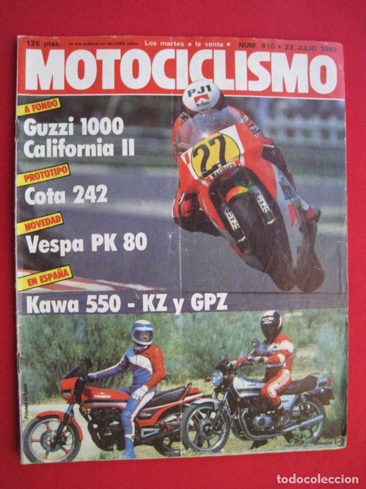 Cars and Motorcycles: REVISTA MOTOCICLISMO - N&ordm; 810 - 23 JULIO 1983.