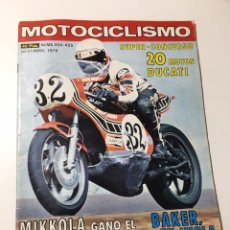 Coches y Motocicletas: ANTIGUA REVISTA MOTOCICLISMO 1976 NÚMERO 454-455. Lote 174376330