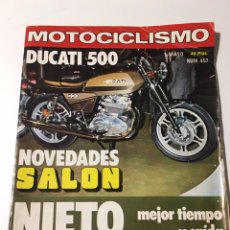 Coches y Motocicletas: ANTIGUA REVISTA MOTOCICLISMO 1976 NÚMERO 457. Lote 174376495