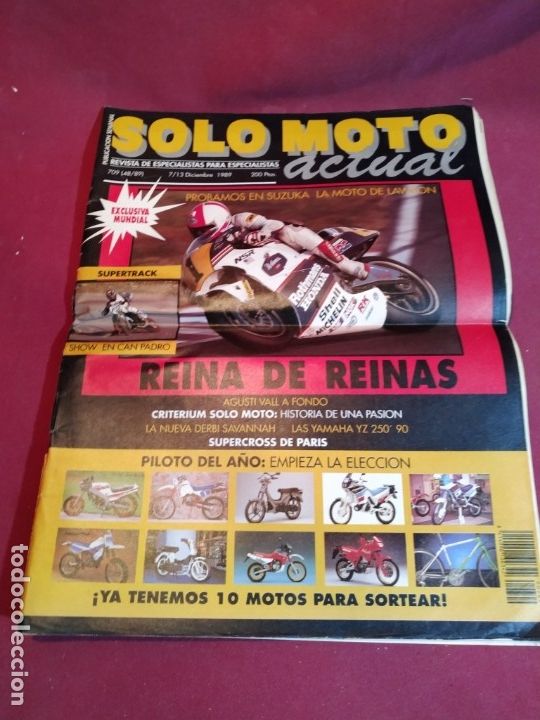 Automobili e Motociclette: Revista Solo Moto actual 709 1989