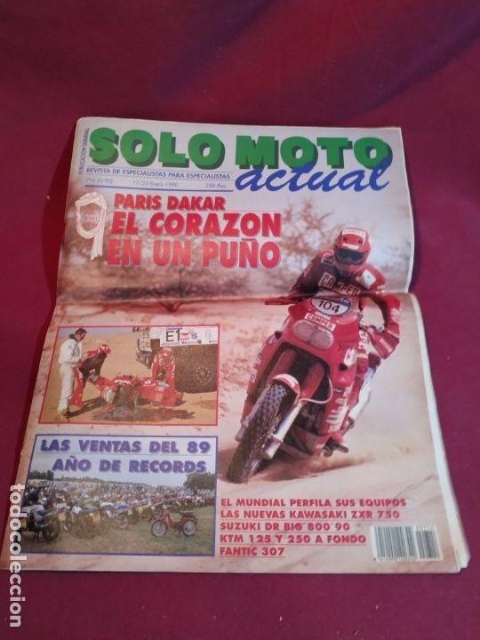 Automobili e Motociclette: Revista Solo Moto actual 714 1990