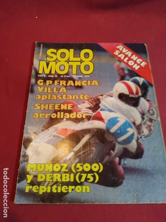 Automobili e Motociclette: Revista Solo Moto N&uacute;mero 35 - 1976 incompleta