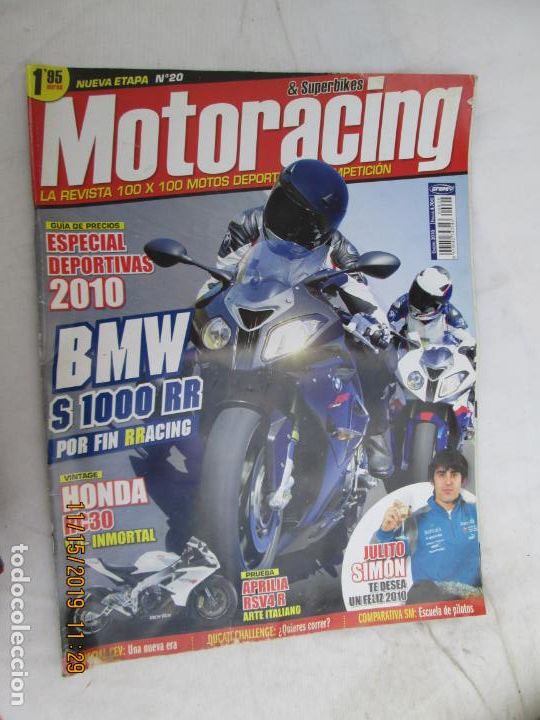 Cars and Motorcycles: REVISTA MOTORACING N&ordm; 20 - ENERO 2010 - ESPECIAL DEPORTIVAS 2010 - BMW, HONDA, APRILIA...