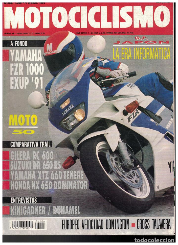 Automobili e Motociclette: (C-019) - MOTOCICLISMO N&ordm; 1206 - 1991)