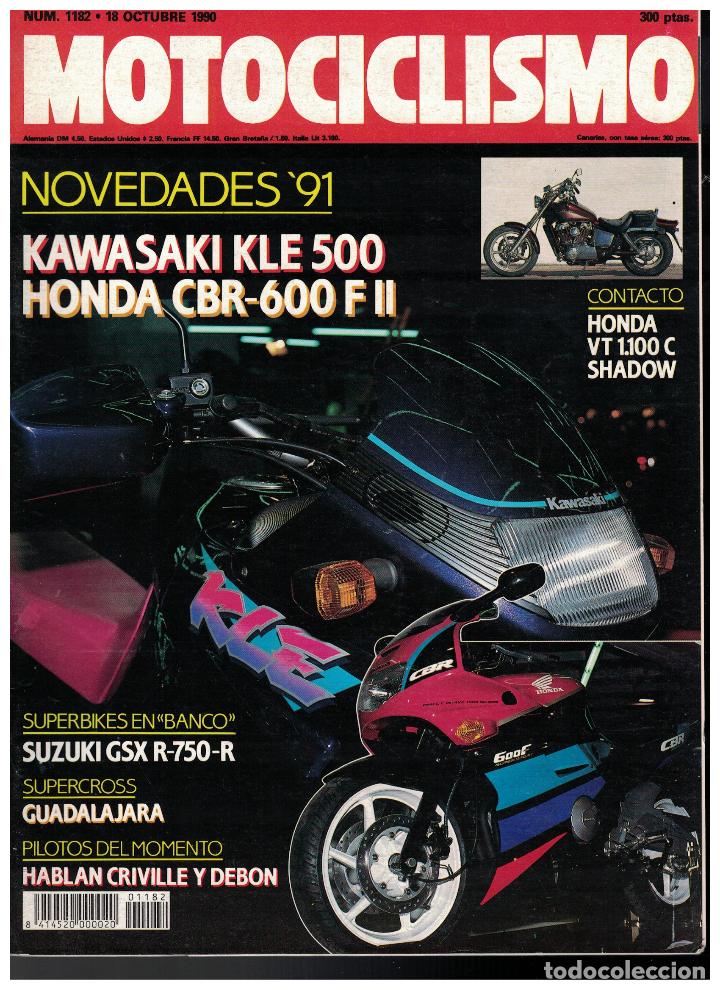 Automobili e Motociclette: (C-018) - MOTOCICLISMO N&ordm; 1182 - 1990