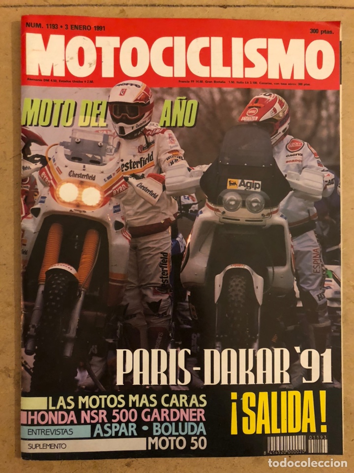 Autos und Motorr&auml;der: MOTOCICLISMO N&deg; 1193 (1991). HONDA NSR 500 GARDNER, ASPAR, BOLUDA, SUPLEMENTO MOTO 50,...