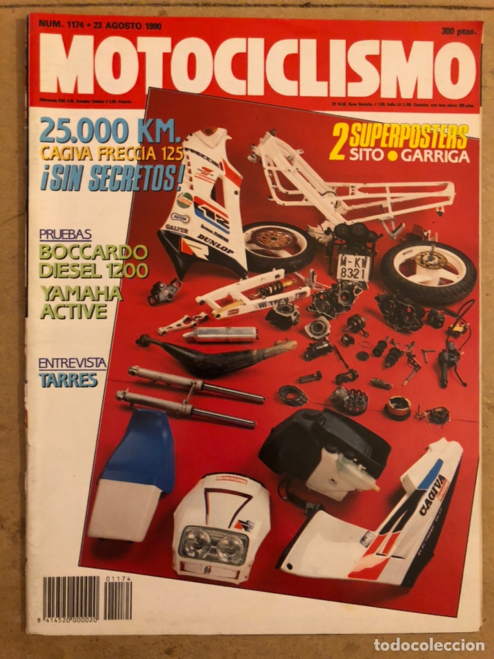 Automobili e Motociclette: MOTOCICLISMO N&deg; 1175 (1990). INCLUYE 2 S&Uacute;PER POSTERS SITO Y GARRIGA, YAMAHA ACTIVE, BOCCARDO