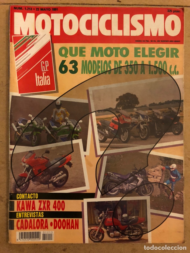 Automobili e Motociclette: MOTOCICLISMO N&deg; 1213 (1991). KAWA ZXR 400, CADALIRA, DOOHAN, G.P. ITALIA,...