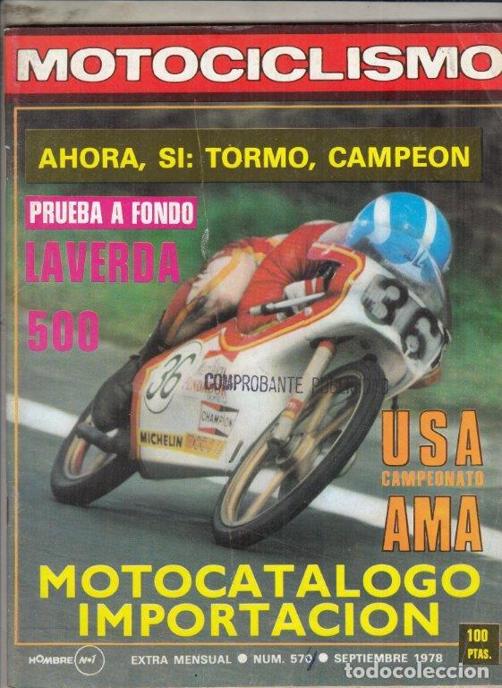 Autos und Motorr&auml;der: REVISTA MOTOCICLISMO N&ordm; 570 A&Ntilde;O 1978. PRUEBA: LAVERDA 500.