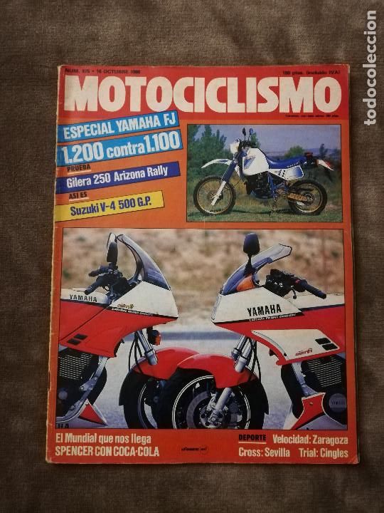 Cars and Motorcycles: Revista Motociclismo n&ordm; 975 - 16 Octubre 1986 - Yamaha FJ