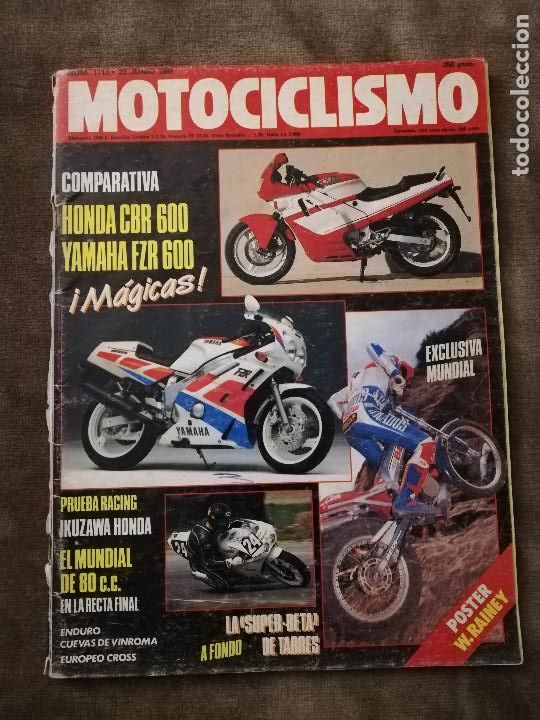 Automobili e Motociclette: Revista Motociclismo n&ordm; 1113 - 22 Junio 1989 - Honda CBR y Yamaha FZR 600