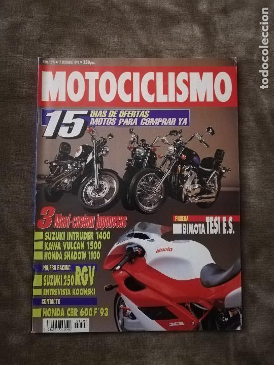 Cars and Motorcycles: Revista Motociclismo n&ordm; 1295 - 17 Diciembre 1992 - Bimota Tesi E.S.