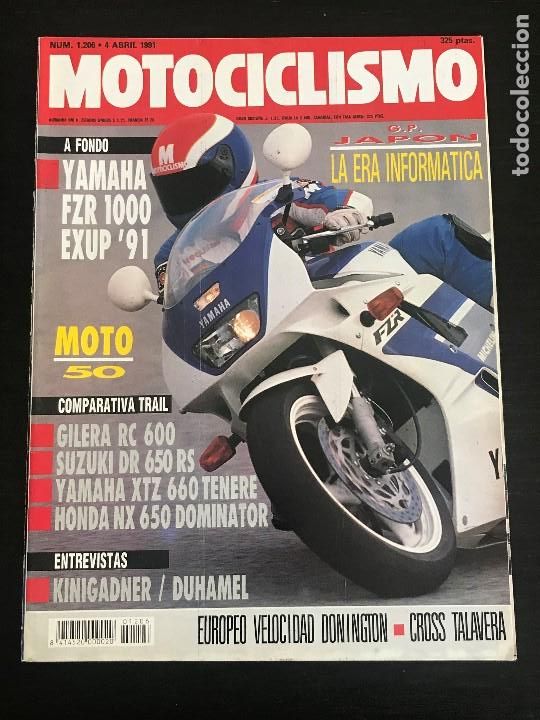 Coches y Motocicletas: MOTOCICLISMO N&ordm; 1206 - YAMAHA FZR 1000 EXUP XTZ 660 TENERE HONDA NX DOMINATOR SUZUKI DR GILERA RC