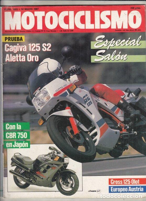 Cars and Motorcycles: REVISTA MOTOCICLISMO N&ordm; 1003 A&Ntilde;O 1987. PRUEBA: CAGIVA ALETTA ORO 125 S2.