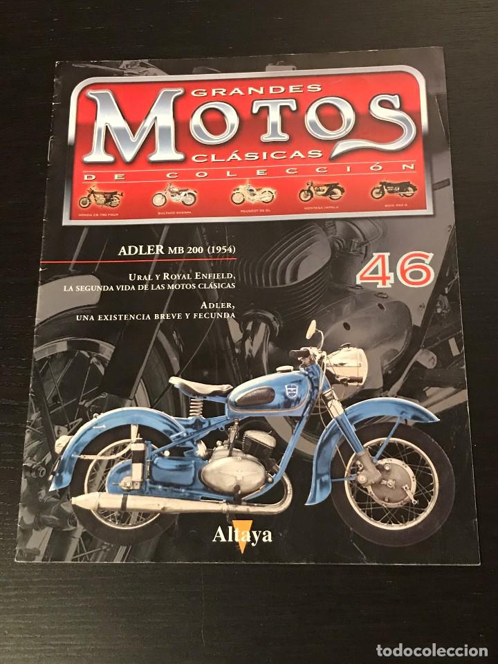 Cars and Motorcycles: ADLER MB 200 (1954) - GRANDES MOTOS CLASICAS DE COLECCION - FASCICULO N&ordm; 46 - ALTAYA