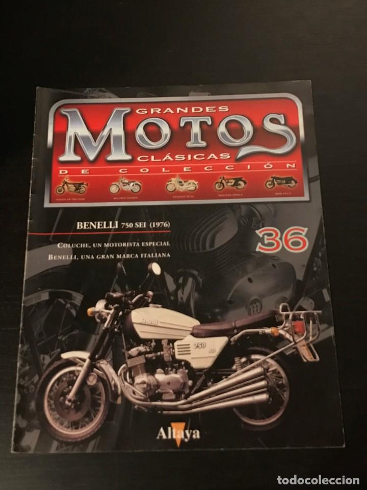 Automobili e Motociclette: BENELLI 750 SEI (1976) - GRANDES MOTOS CLASICAS DE COLECCION - FASCICULO N&ordm; 36 - ALTAYA