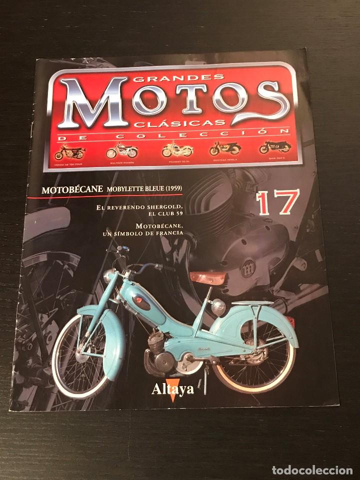 Automobili e Motociclette: MOTOBECANE MOBYLETTE BLEUE (1959) - GRANDES MOTOS CLASICAS DE COLECCION - FASCICULO N&ordm; 17 - ALTAYA