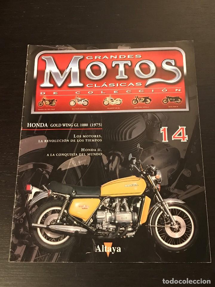 Automobili e Motociclette: HONDA GL 1000 GOLD WING (1975) - GRANDES MOTOS CLASICAS DE COLECCION - FASCICULO N&ordm; 14 - ALTAYA