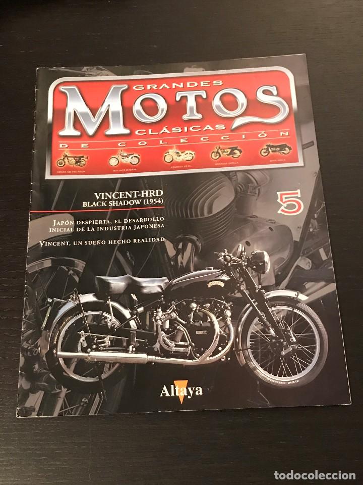 Automobili e Motociclette: VINCENT HRD BLACK SHADOW (1954) - GRANDES MOTOS CLASICAS DE COLECCION - FASCICULO N&ordm; 5 - ALTAYA