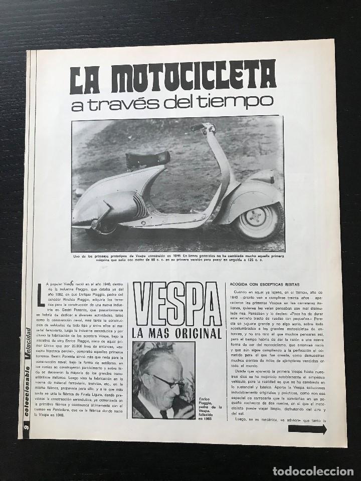 Coches y Motocicletas: MOTO VESPA 125 50 BRAVO 200 CIAO 150 - LA MOTOCICLETA A TRAVES DEL TIEMPO FASCICULO COLECCIONABLE