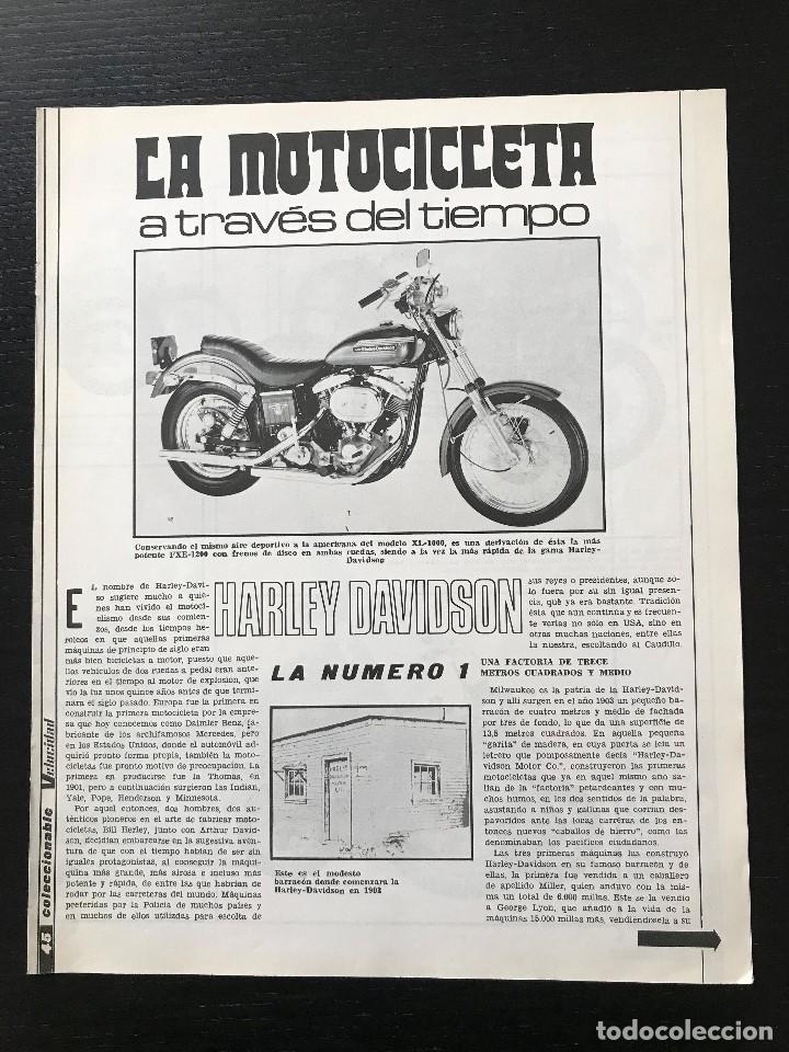 Automobili e Motociclette: HARLEY FXE SX FLH SS X 175 1200 90 - LA MOTOCICLETA A TRAVES DEL TIEMPO FASCICULO COLECCIONABLE