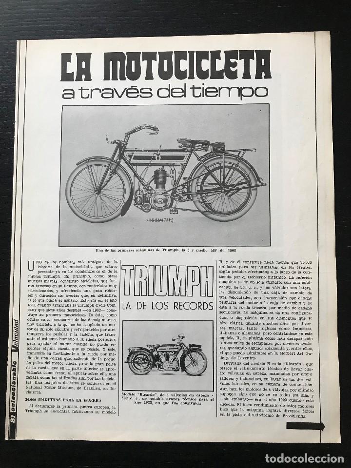 Automobili e Motociclette: TRIUMPH TIGER BONNEVILLE 750 DAYTONA - LA MOTOCICLETA A TRAVES DEL TIEMPO FASCICULO COLECCIONABLE