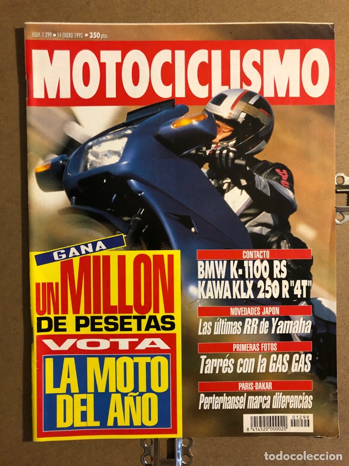 Automobili e Motociclette: MOTOCICLISMO 1299 (ENERO 1993). BMW K-1100 RS, KAWA KLX 250 R4T, JORDI TARRES,...