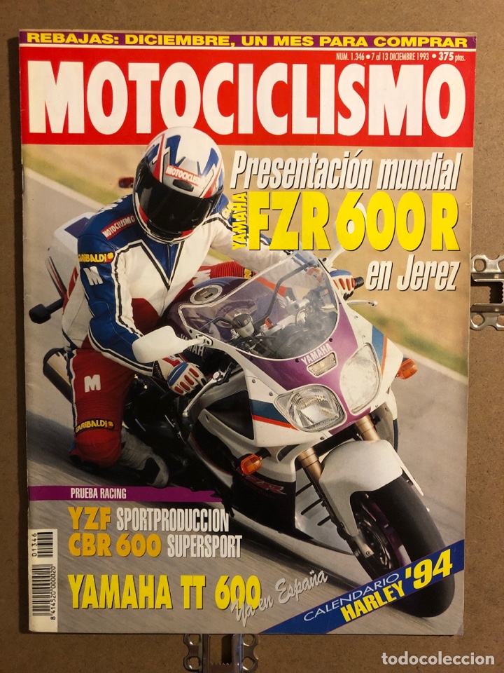 Automobili e Motociclette: MOTOCICLISMO N&deg; 1346 (1993). YAMAHA FZR 600 R, YAMAHA TT 600, YZF
