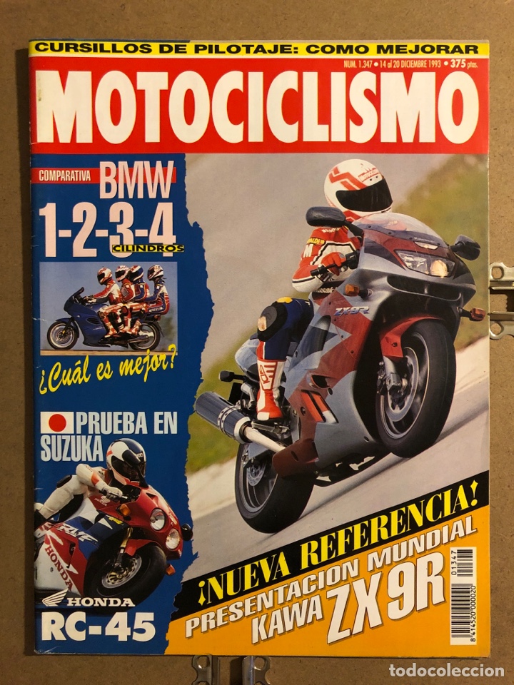Automobili e Motociclette: MOTOCICLISMO N&deg; 1347 (DICIEMBRE 1993). COMPARATIVA BMW 1-2-3-4 CILINDROS, KAWA ZX 9R,...
