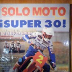 Coches y Motocicletas: SOLO MOTO TREINTA - Nº 81 - NOVIEMBRE 1989 - RACING: DERBI 80, JJ COBAS, HONDA Y DERBI 125. . Lote 196216048