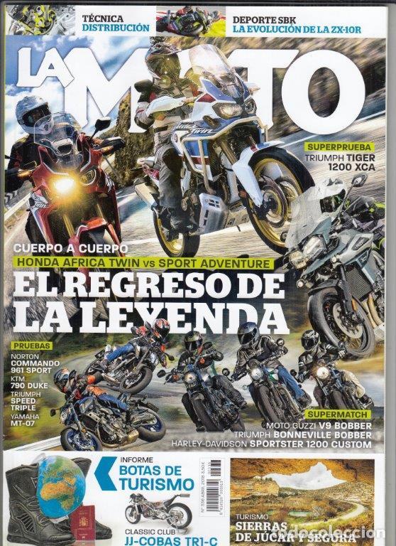 Automobili e Motociclette: REVISTA LA MOTO N&ordm; 336 A&Ntilde;O 2018. PRUEBA: TRIUMPH TIGER 1200 XCA. COMP: HONDA CBR 1000 L