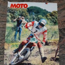 Coches y Motocicletas: POSTER MOTO MOTOCROS DOMINGO ILLA MONTESA PILOTO MOTOTECNICA.28CM X 43 CM.. Lote 198653535