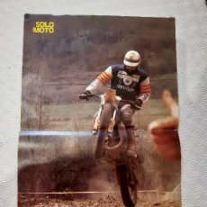 Coches y Motocicletas: POSTER SOLO MOTO MOTOCROSS. JOSE PUJOL BULTACO 1978. 30 CM X 45 CM.. Lote 198680633